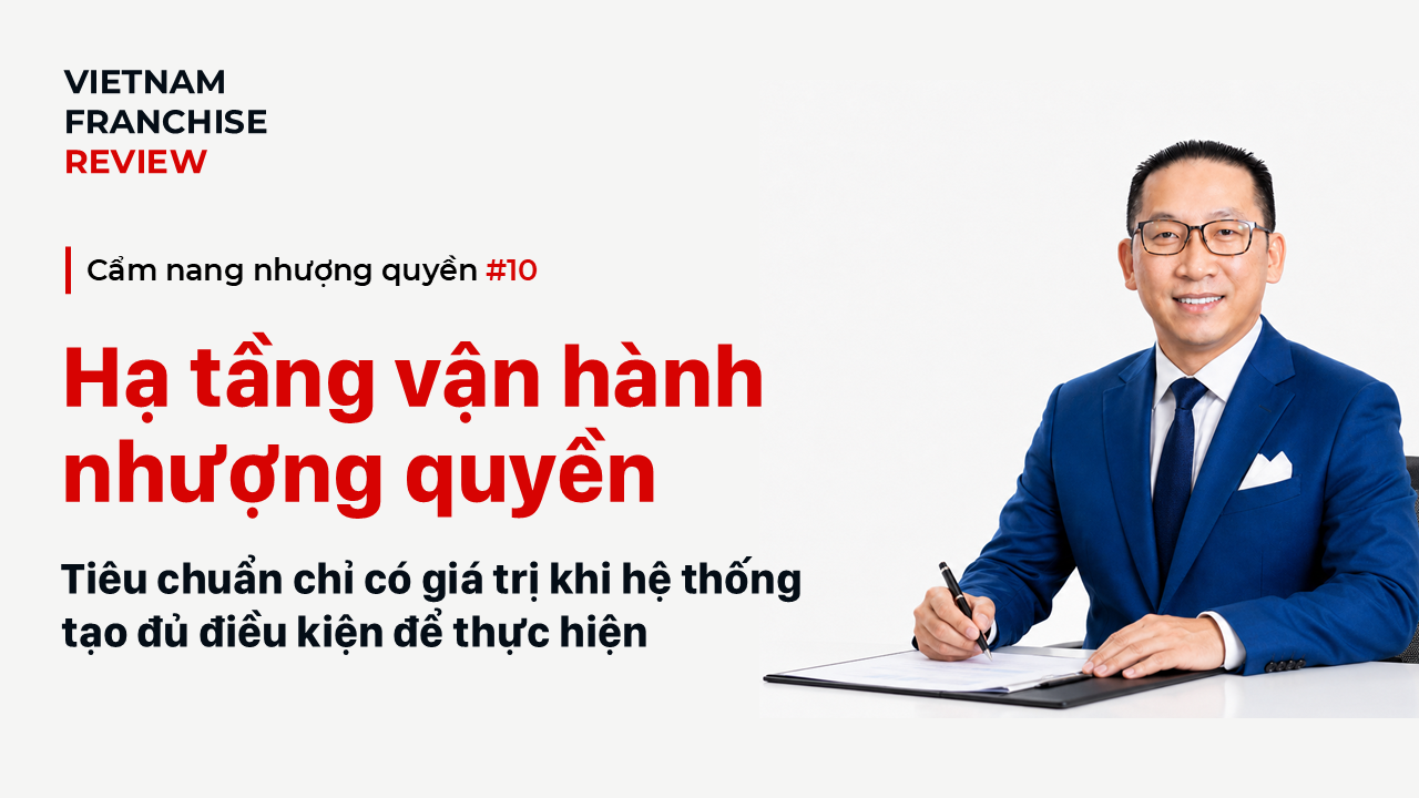 Nhượng quyền #10: Xây dựng hạ tầng vận hành cho hệ thống nhượng quyền