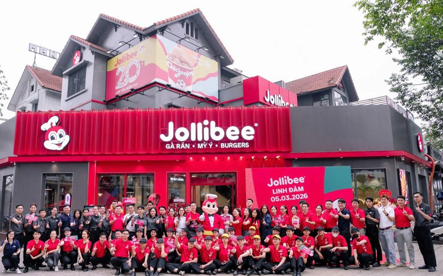 Jollibee triển khai nhượng quyền tại Việt Nam Jollibee triển khai nhượng quyền tại Việt Nam